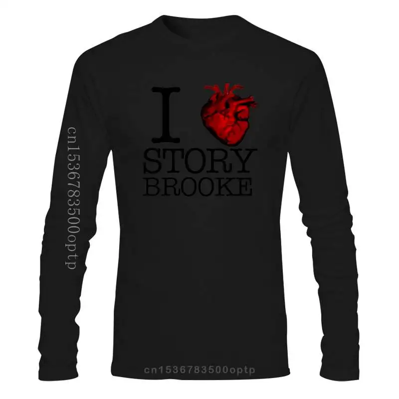 

New I Love Storybrooke T-shirt Once Upon A Time Tee Summer Short Sleeves Cotton T Shirt Fashion Black Style Top Tee
