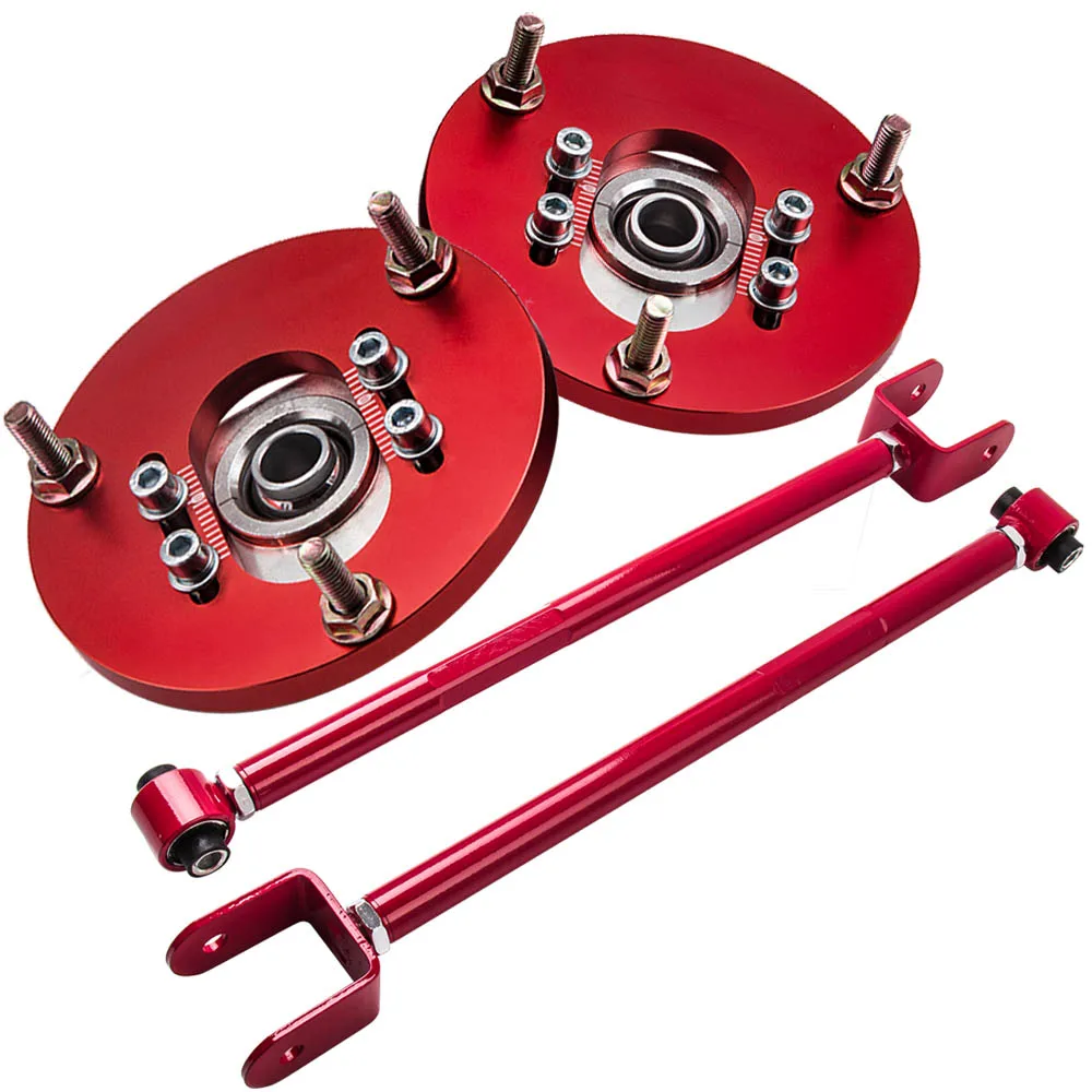 Передняя пластина Coilover Camber + рычаг управления для BMW 3 серии E46 1998-2005 Верхнее