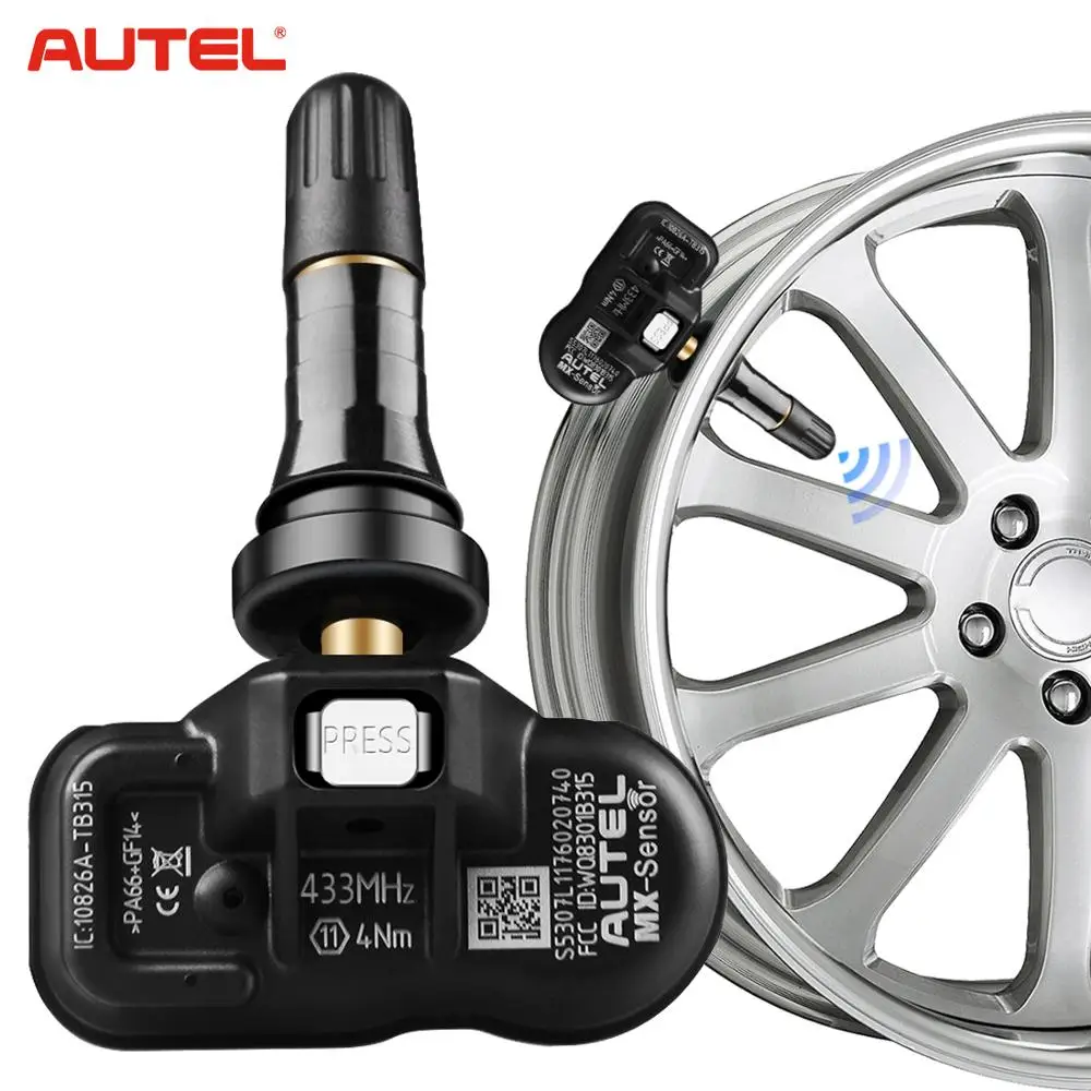 Autel Mx-Sensor 433MHz &amp 315MHz TPMS Press Type TS501 TS508 шинный датчик de neumaticos дропшиппинг в продаже