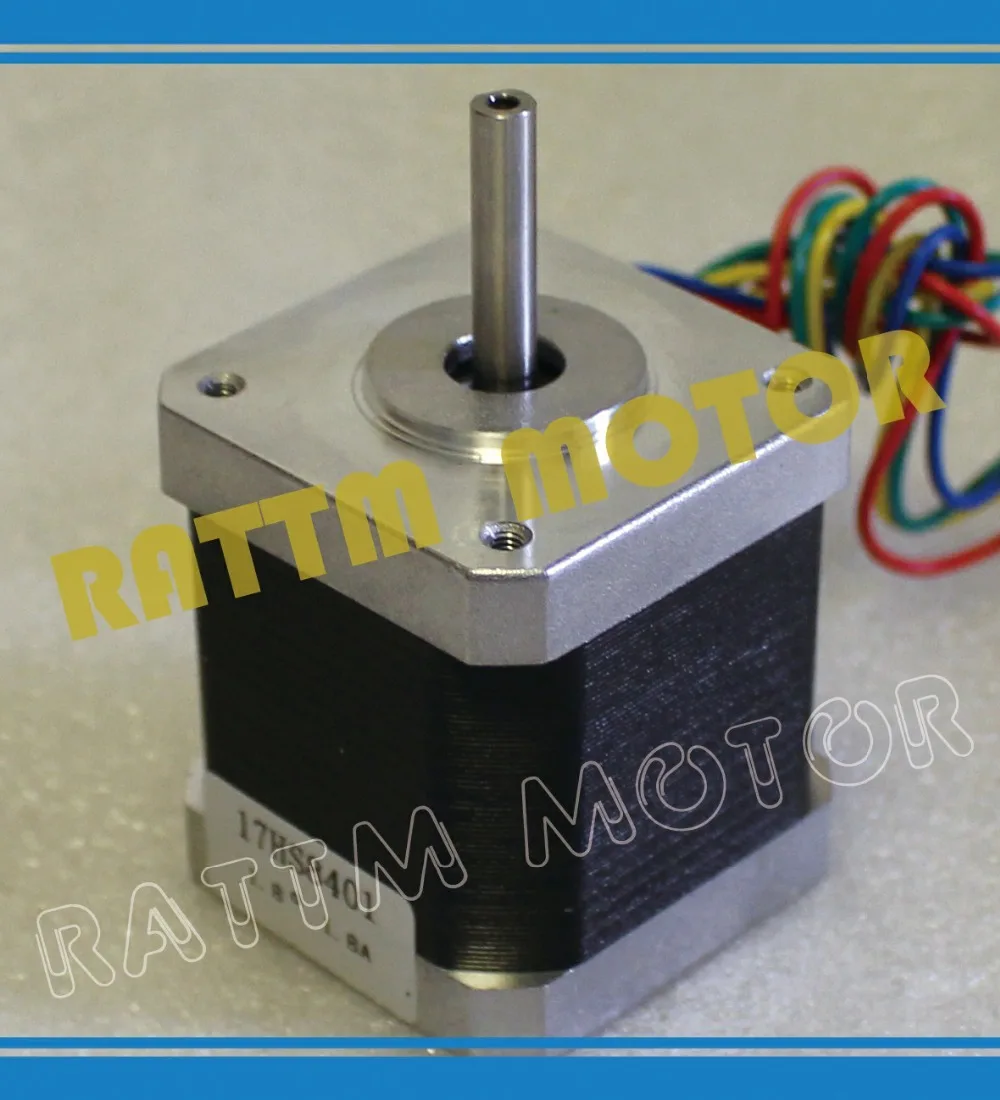 Погремушка 3 шт./лот 4-проводной шаговый двигатель Nema17 42 Мотор 17HS8401 1.8A CE ROSH ISO CNC