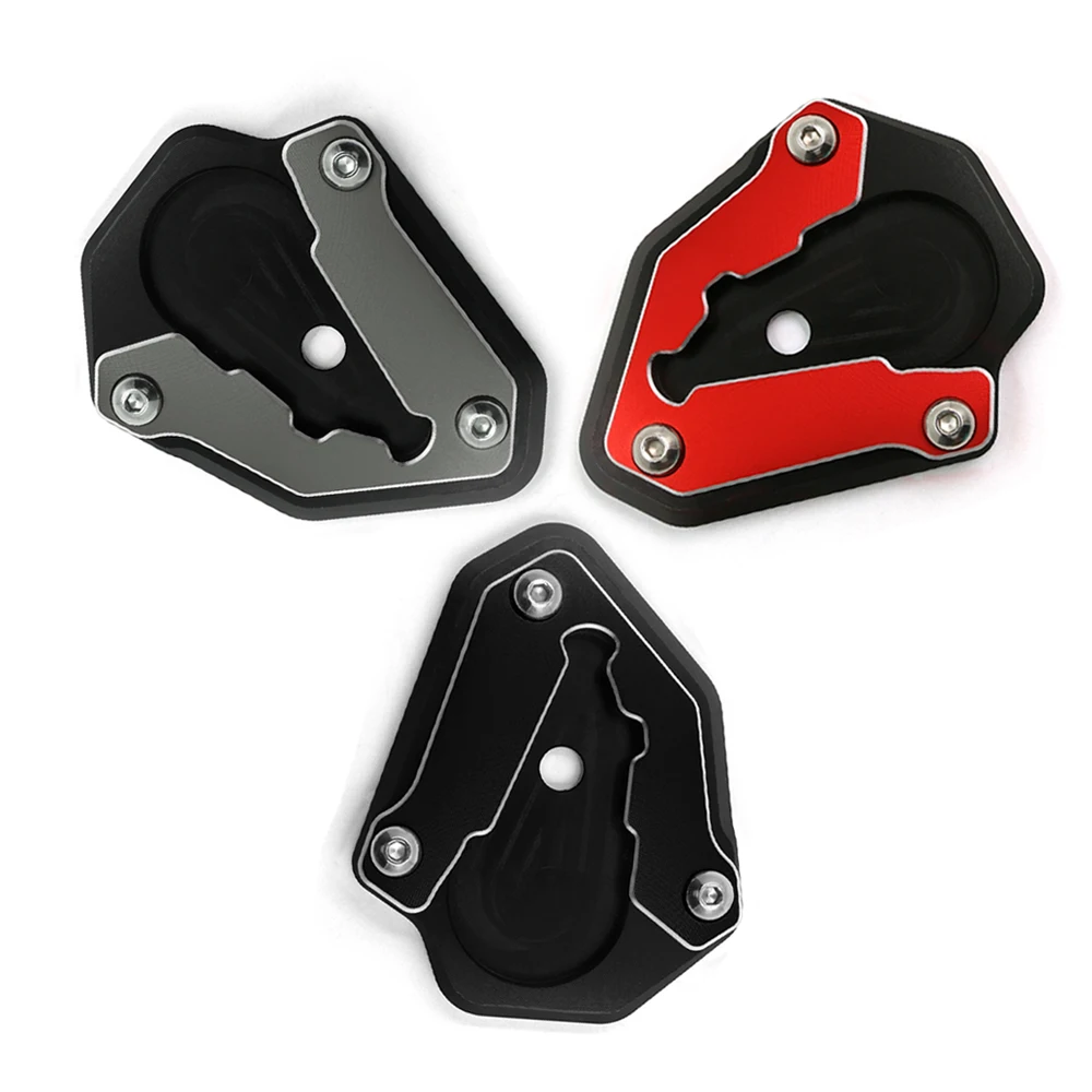 

Motorcycle Accessories CNC Kickstand Extension Foot Side Stand Pad Support Plate Enlarge Stand For Ducati 848 1098 1198 All Year