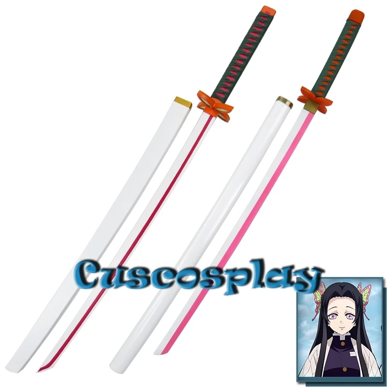 Аниме Демон Истребительница Kimetsu без Yaiba Косплэй реквизит кохау канаэ деревянный
