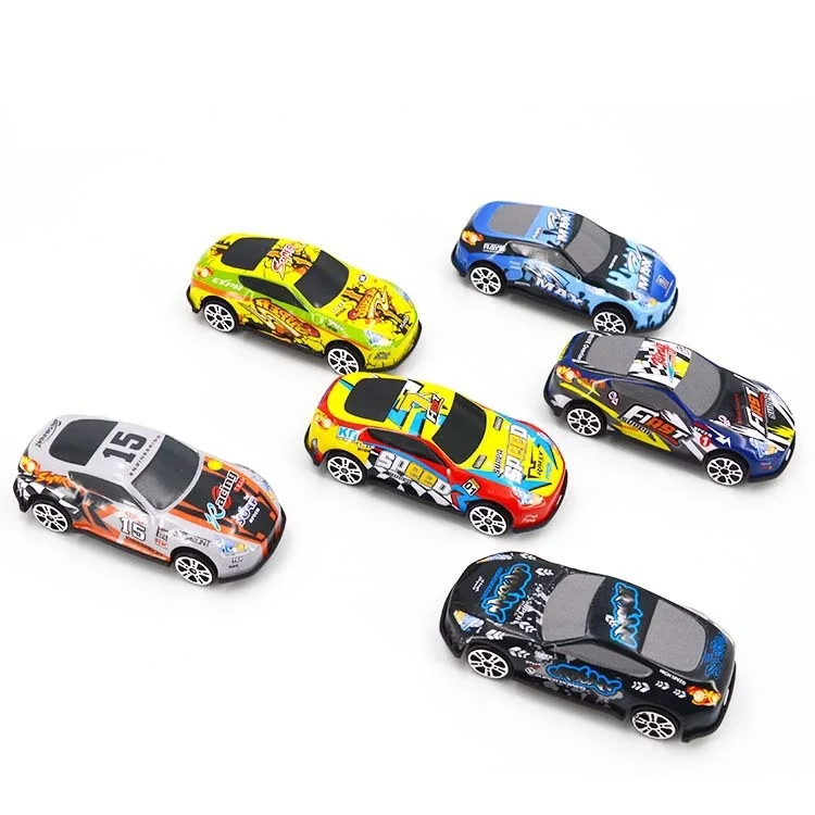 6 шт. набор игрушек гоночный автомобиль сплав железный корпус модель такси