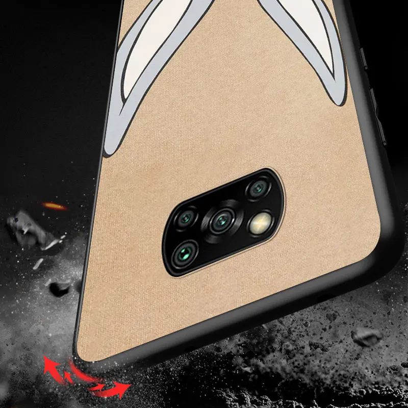 

Cute Bunny Art For Xiaomi POCO F1 M3 X2 X3 NFC F2 M2 Pro Mi Mix 3 Play A3 A2 A1 lite 6 CC9 CC9E Phone Case