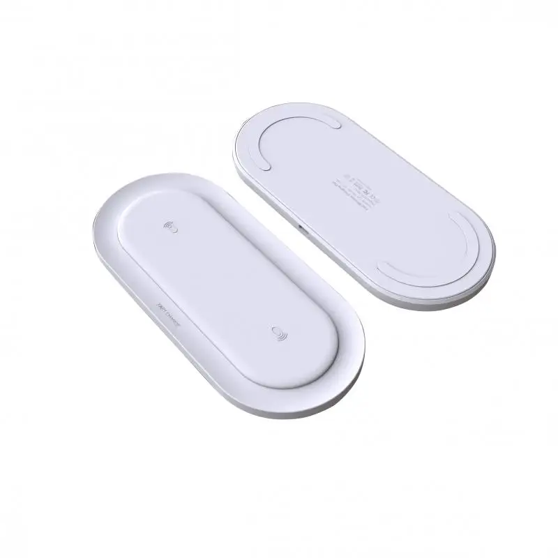 10 Вт быстрая 2в1 двойная Беспроводная зарядная площадка для Airpods Pro Iphone X Xr Xs 11 Max