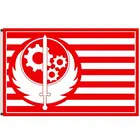 ZXZ под заказ флаг 90x150 см Nova Fallout, флаг братства, баннер arty из полиэстера
