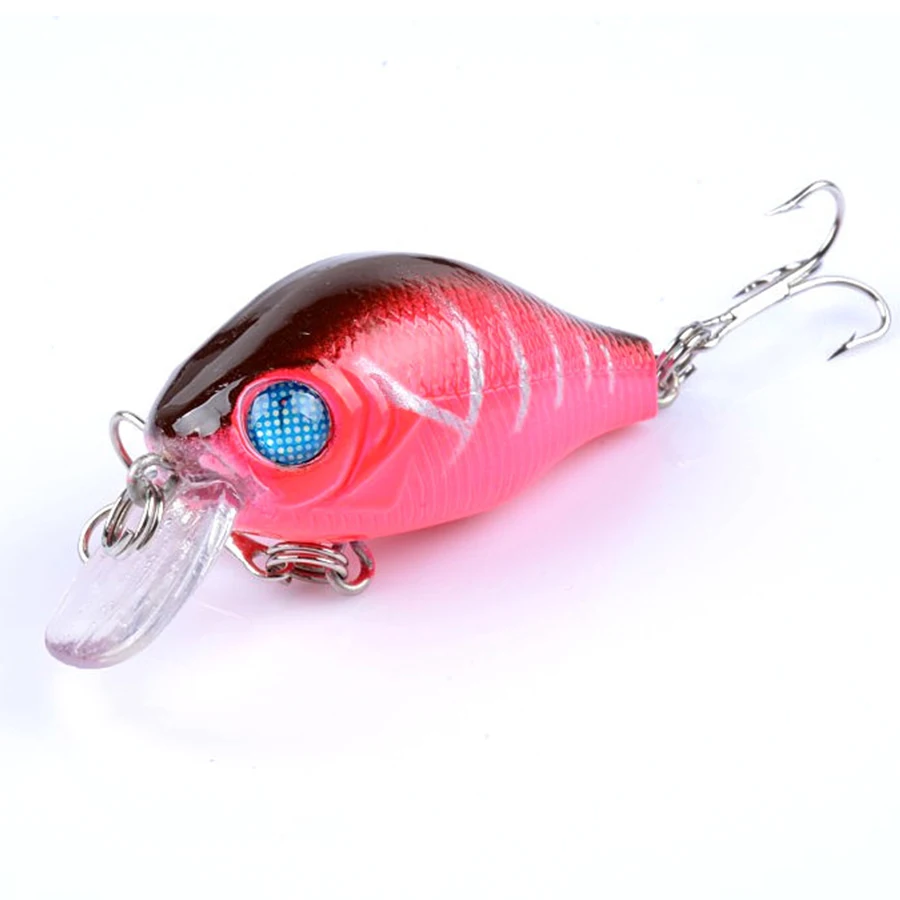 1pcs Wobbler for Trolling Fishing Lure Tackle Crankbait Pesca Hooks Swimbait 3d Eyes Fish Bass Carp Hard Bait Artificial Jig Sea | Спорт и