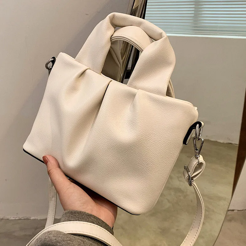 

High-quality Retro Bag Handbags 2021 New Trendy Fashion Ladies Western Style Fold Messenger Bag High-quality Niche Shoulder Bag