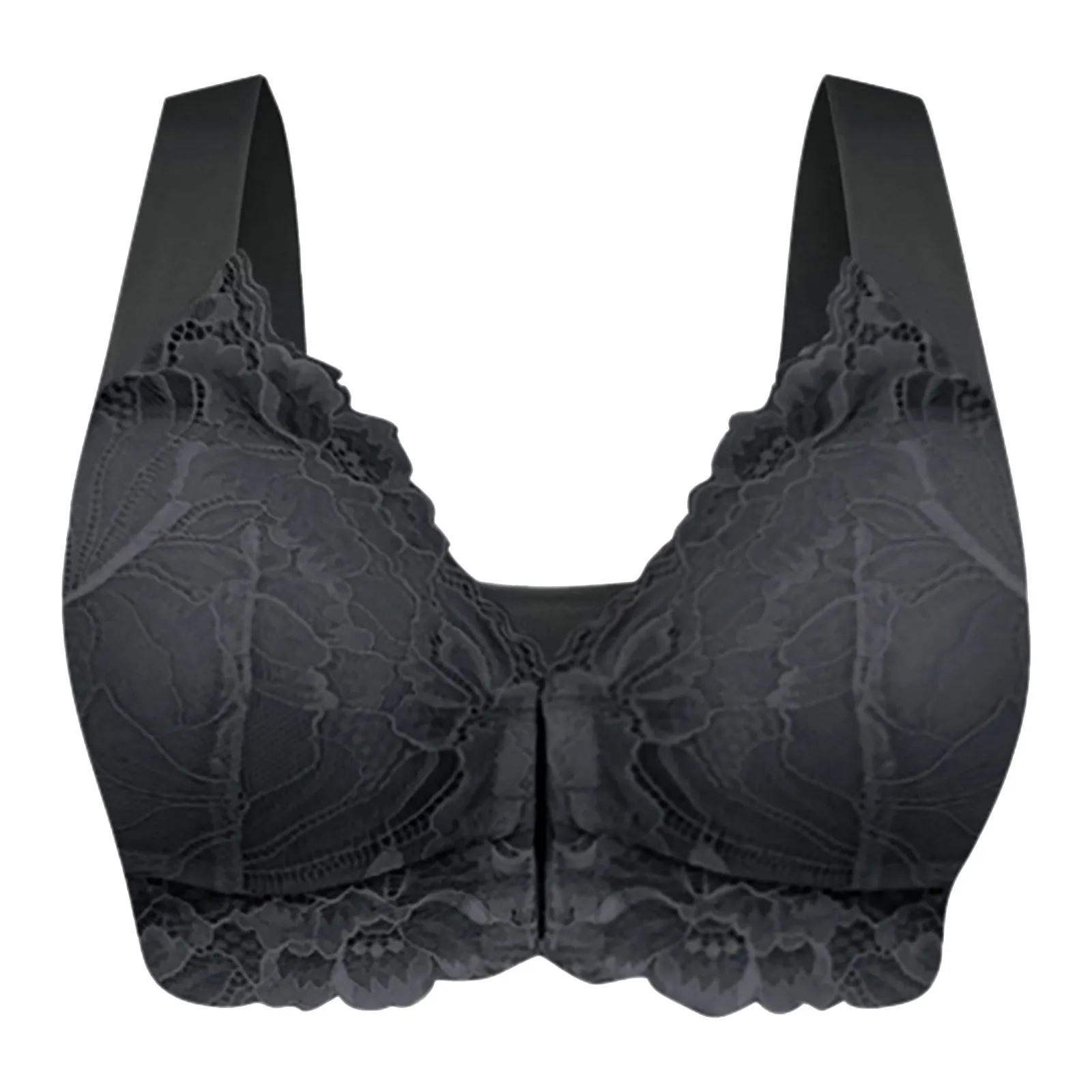

Super Push Up Bra For Small Breast Young Girls Front Closure Women Sexy Bra Deep V Brassiere Underwear Solid Color Plus Size Bra