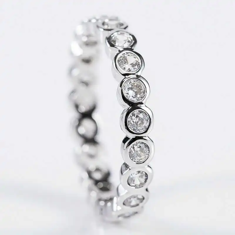 

Jewelry Ring Size 6-10 Wedding Round Rings Cut Women Engagement Ring