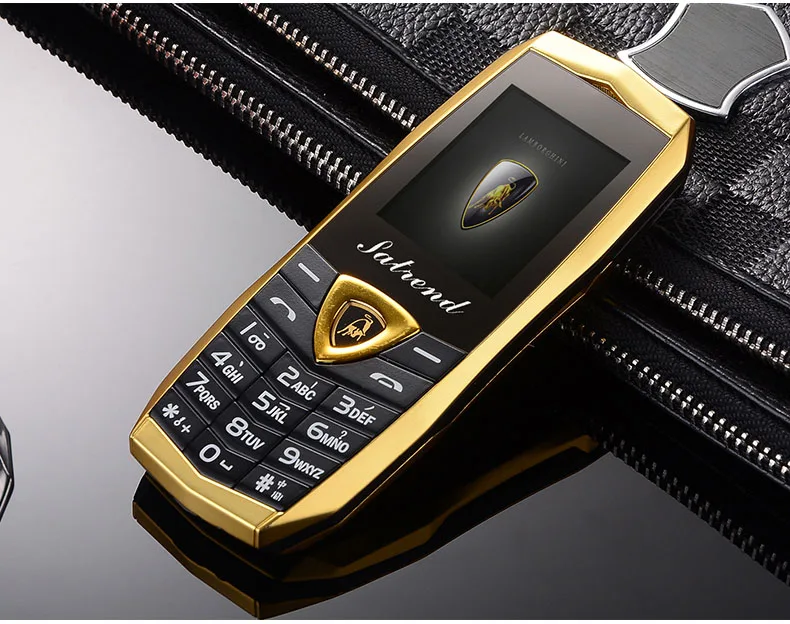 Черный Роскошный телефон A18 с двумя sim-картами, Bluetooth, MP3, MP4, FM камерой, металлический корпус, автомобильный телефон, 1,8 дюймов, дешевый телефон - Цвет: Черный
