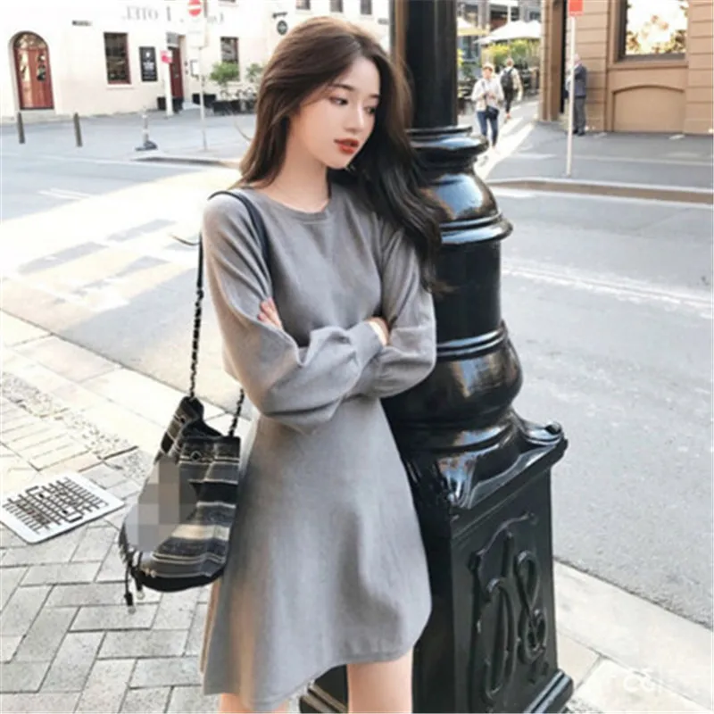 Весна 2020 новинка плюс размер с длинным рукавом открытая талия на шнуровке