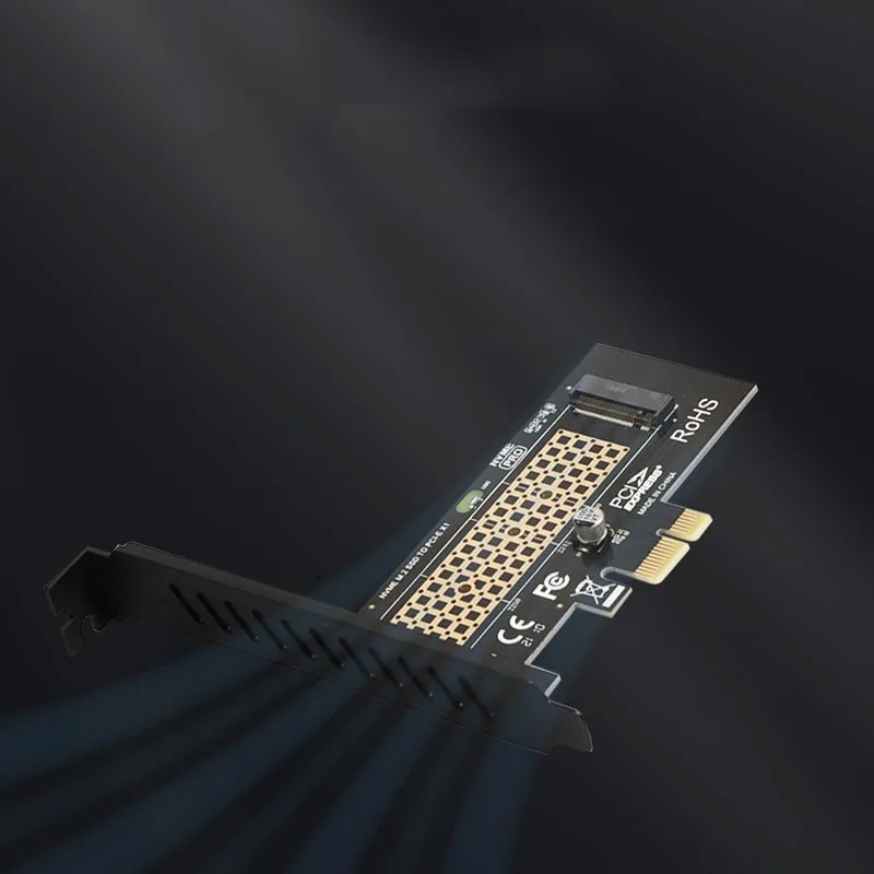

M.2 M Key NVMe SSD TO PCIe X1 Adapter Card Support PCI Express 3.0