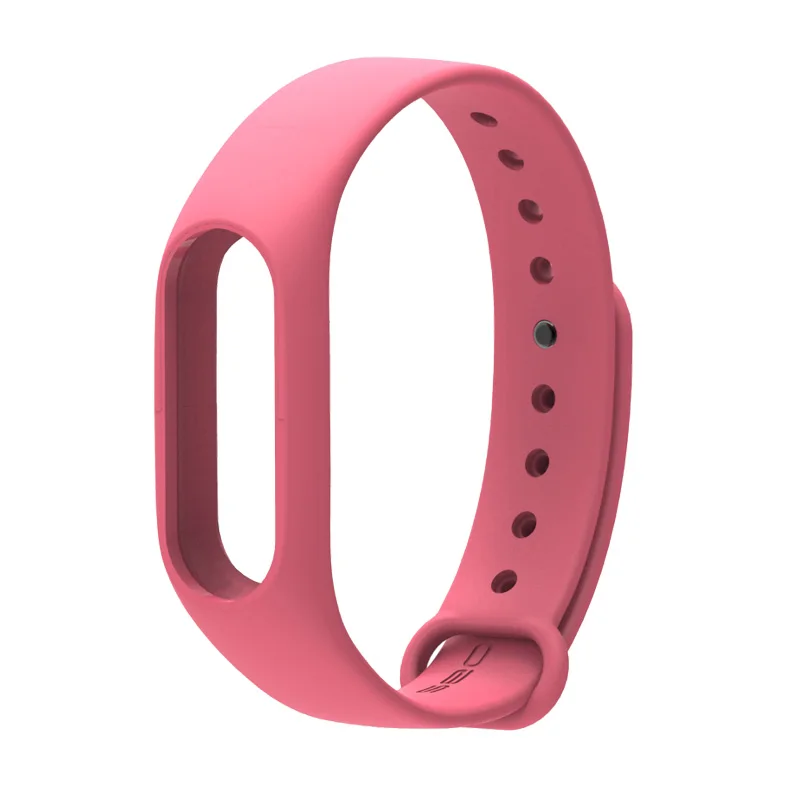 Ремешок для mi band 2 аксессуары для браслетов Pulseira mi band сменный силиконовый ремешок на запястье смарт-браслет для Xiaomi mi 2 ремешка - Цвет: Pink
