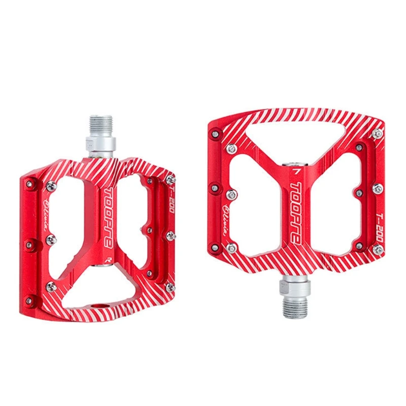 

1 Pair Road Mountain Bike Ultralight Non-slip Flat Pedals Aluminum Alloy Sealed Bearings Pedal CNC MTB Bicycle Accessory