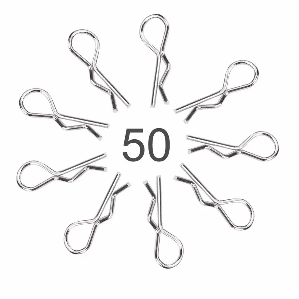 50 шт. универсальные зажимы для кузова RC булавки всех масштабов 1/10 1/12 Redcat HPI Himoto HSP