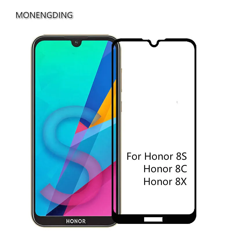 3D закаленное стекло для Huawei Honer 8S 8X 8C Защита экрана honor8s honor8c honor8x защитное защитная