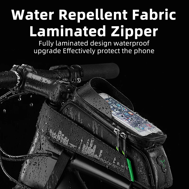 Велосипедная сумка ROCKBROS водонепроницаемая велосипедная Рама для телефона 5 8/6