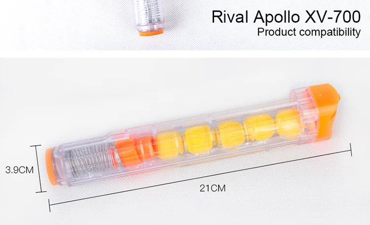 7 патронов пуля зажим для Nerf Rival Apollo XV-700 шариковые патроны для Rival Zeus Apollo игрушечный пистолет Дротика серии