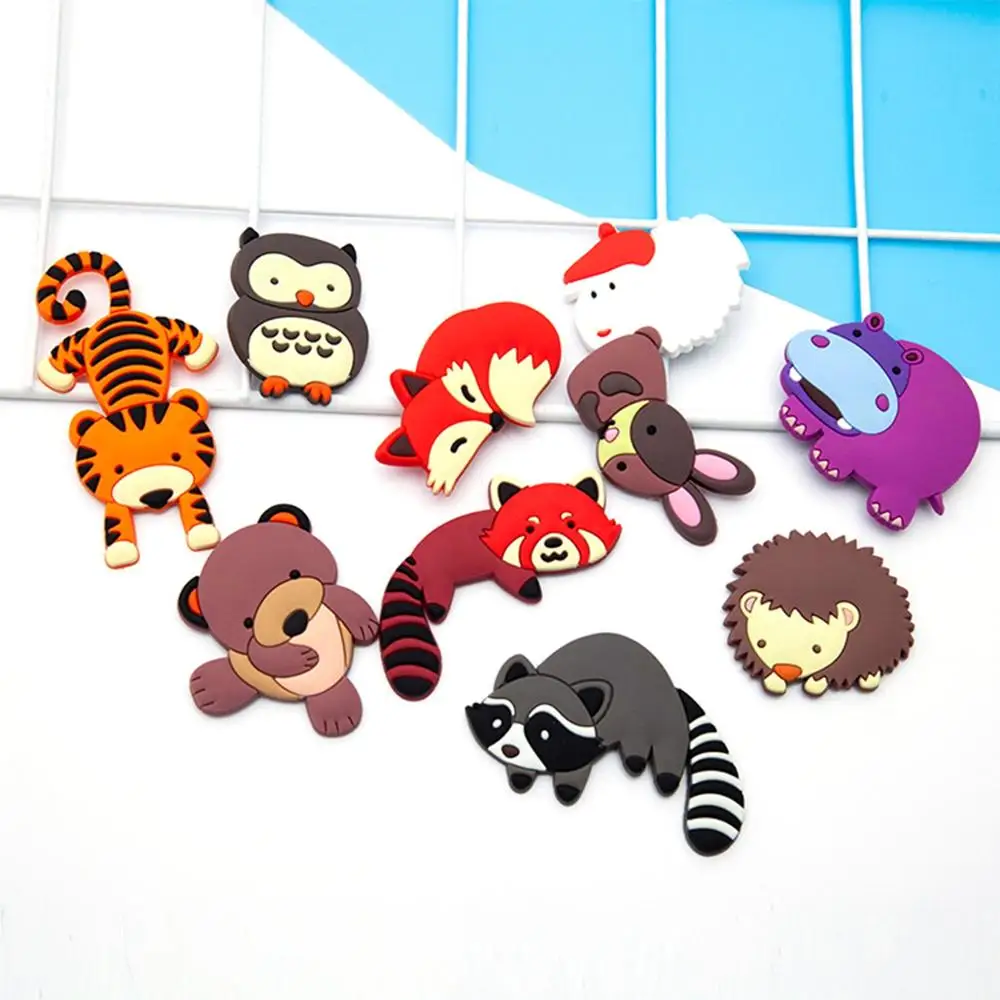 Магниты на холодильник для детей мультяшный зоопарк животные магнитные игрушки