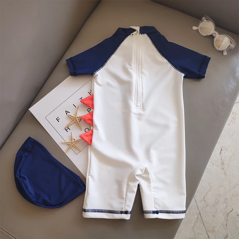 Новый детский купальный костюм для мальчиков модные купальные костюмы с