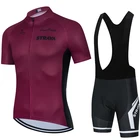 Трикотажный комплект для велоспорта STRAVA, дышащая Спортивная Трикотажная футболка для командных гонок, Мужская одежда для велоспорта, короткая велосипедная футболка, лето 2022