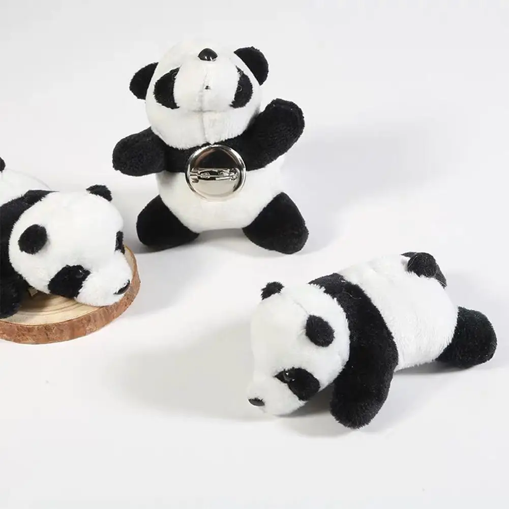 Мягкая Плюшевая Кукла 9 5 см милая подвесная брошь в форме панды Детская плюшевая