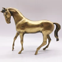 china fine workmanship brass sculpture good luck %e2%80%9c horse %e2%80%9d metal crafts home decoration