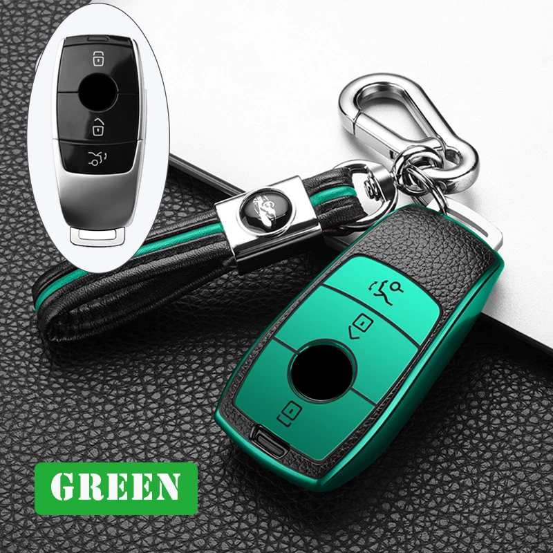 

soft TPU Car Key Cover Case Shell Protective Bag For Mercedes Benz A C E S G GLS Class W177 W205 W213 W222 G63 X167 Maybach