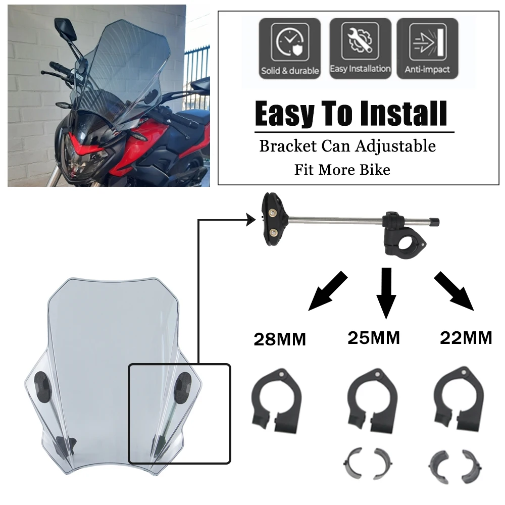 Регулируемый универсальный обтекатель для мотоцикла фотообтекатель BMW G310R R1200 R GS
