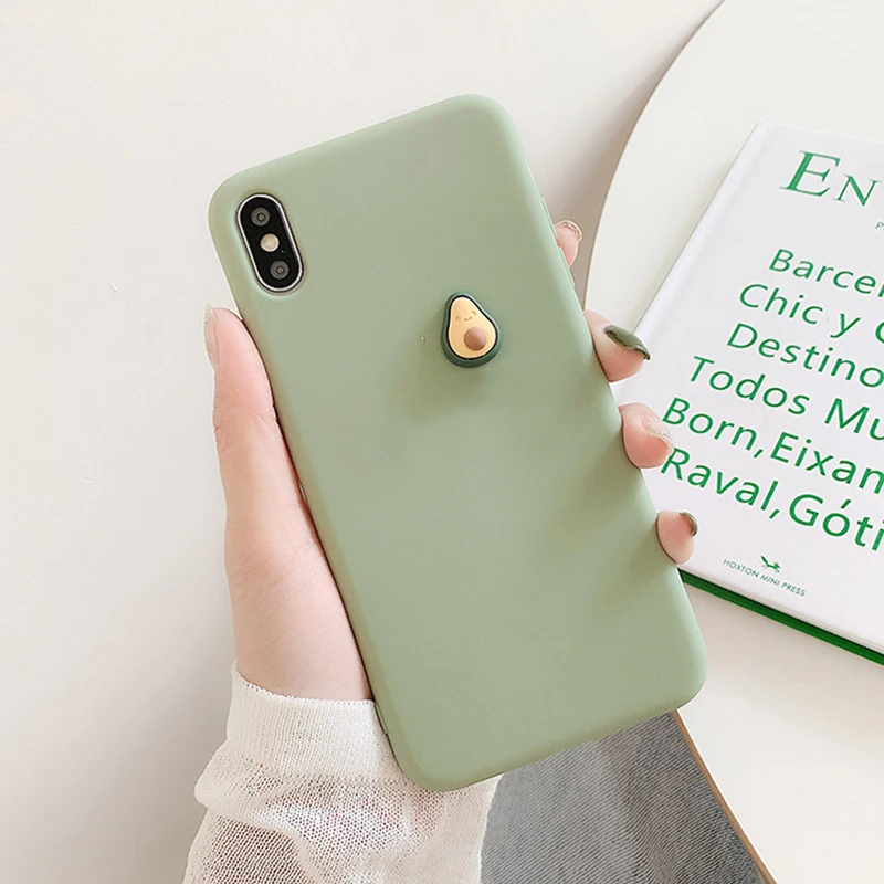 Cute 3D Matte Momordica Case for Huawei Honor 7C AUM-L41 7A DUA-L22 7S 7X 6X 6A 6C 5A LYO-L41 Fruit Soft TPU Cover | Мобильные