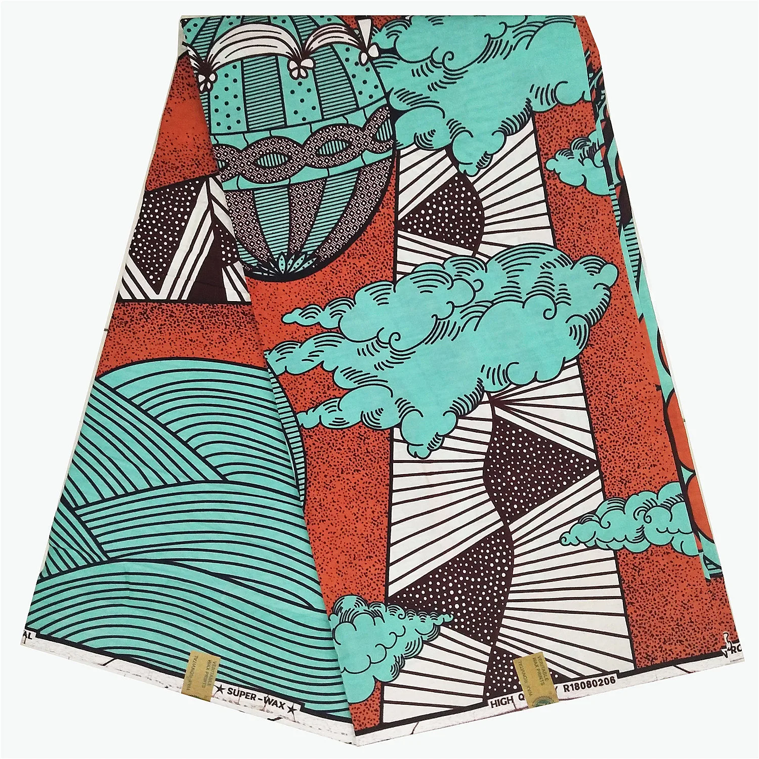 Летняя новая швейная ткань Африканский настоящий восковой блок принты стиль