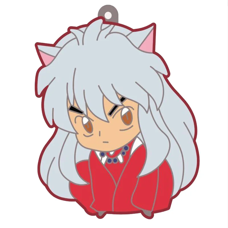 COSANER Inuyasha 4 вида стилей Аниме брелок для ключей пвх мультяшный подарки на день