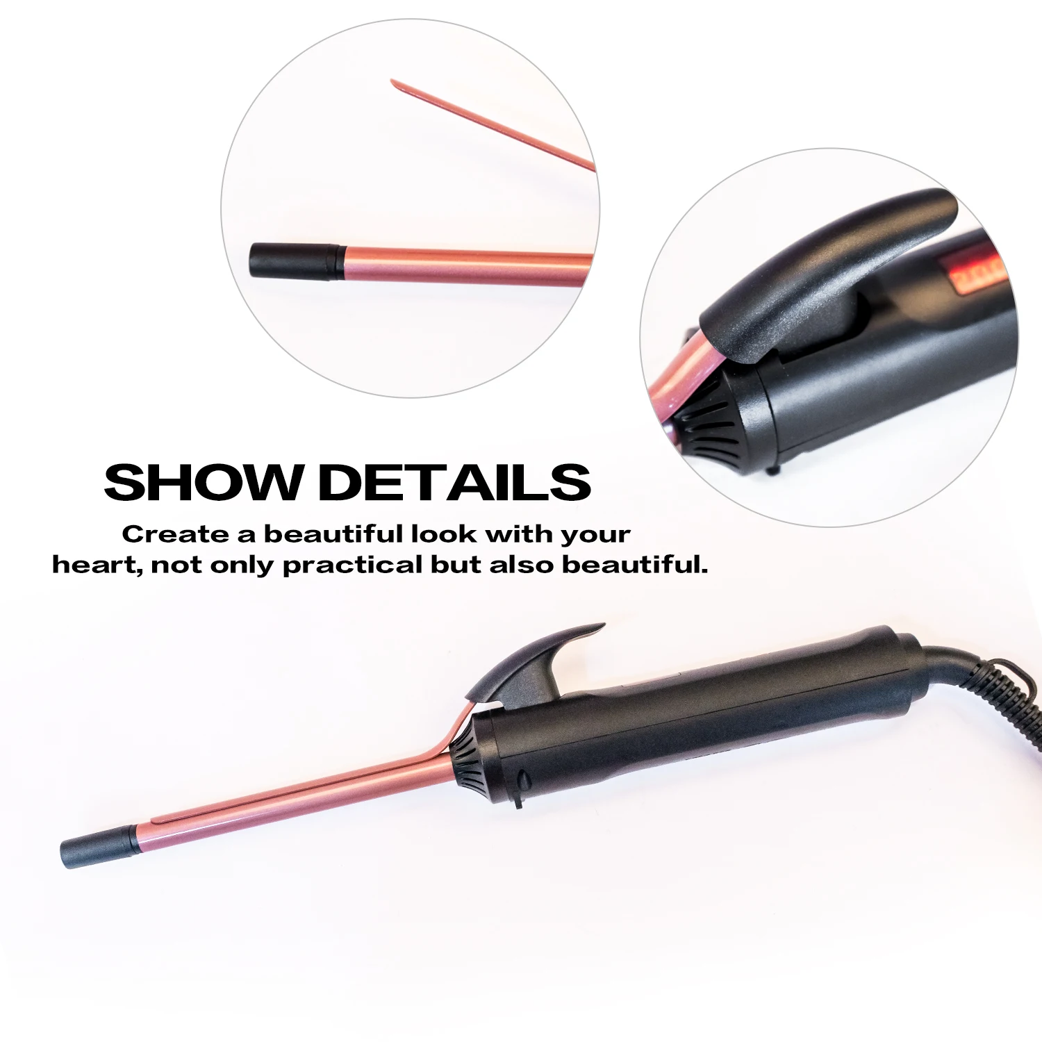 

Professional Hair Curling Iron Wand Heating Spin N Curl 1 Hair Curler Hairstyle Flat Iron Hair Iron Waves Iron Fashion Curler