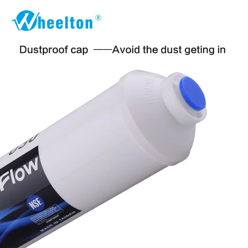 Фильтр для воды Wheelton T33 угольный фильтр системы очистки RO REVERSE осмос быстрое