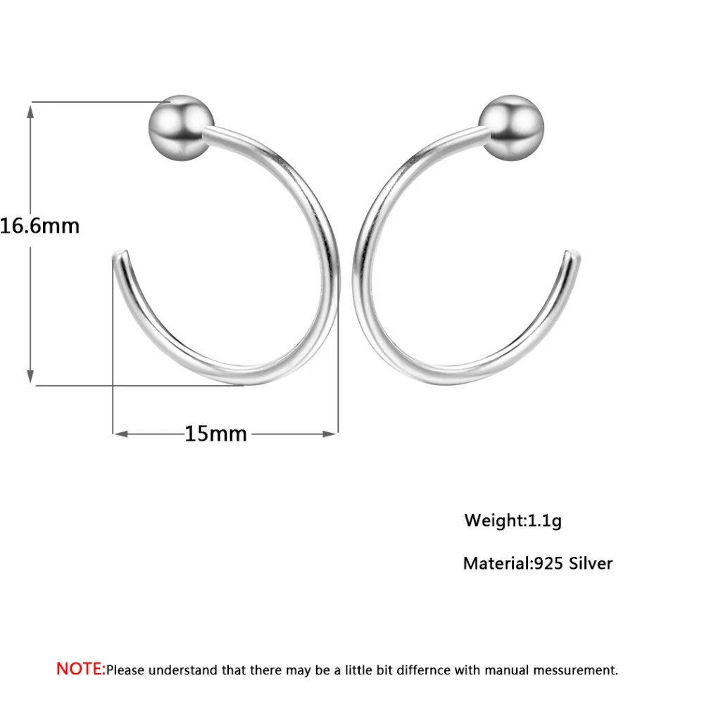 Женские серьги с геометрическим орнаментом Chandler Simple Huggie онлайн-шоппинг Индия |