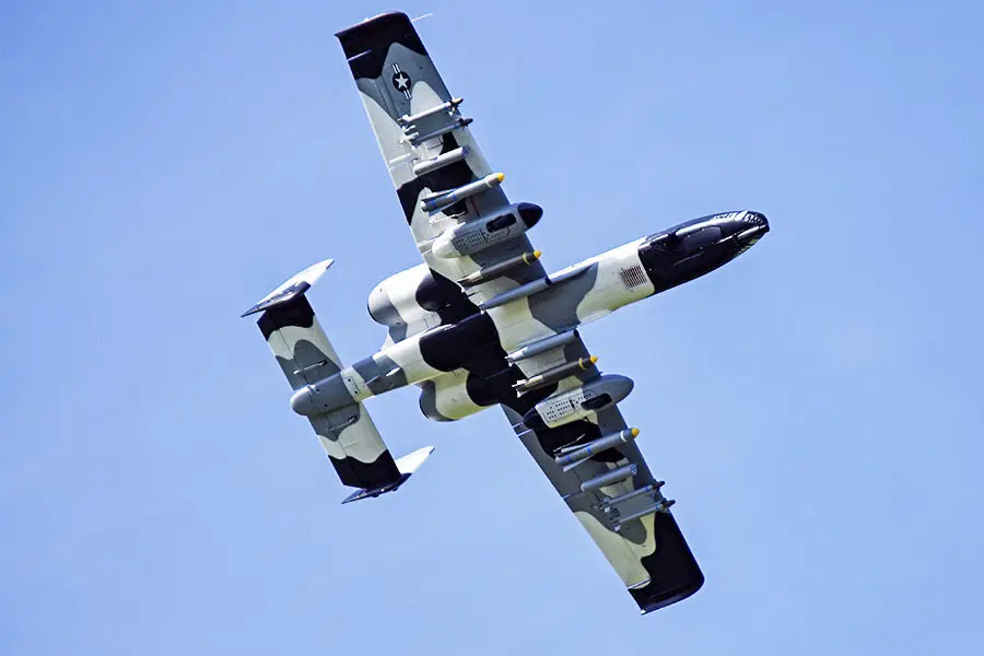 Модель FMS RC Twin 70 мм EDF Jet A10 THUNDERBOLT II V2 PNP FMS094|70mm edf jets|edf jetfms models |