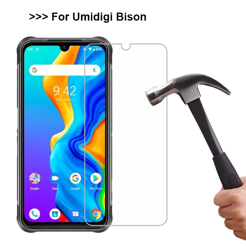 Для UMIDIGI Bison закаленное стекло высокое качество защита для экрана UMI мобильный