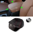 Для Kia Sportage 2011, 2012, 2013, 2014, 2015, 2016, микрофибра, кожа, интерьер автомобиля, центральное управление, подлокотник, крышка, наклейка, отделка