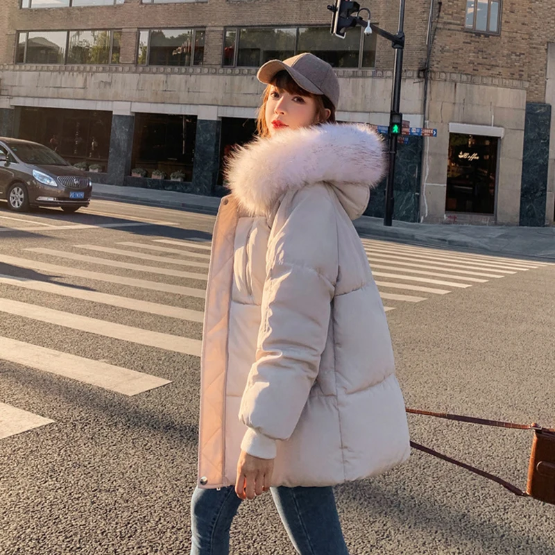 

2021 Autumn and Winter New Women's Short Hooded Casual Fashion Loose and Comfortable Street Trend Thickened Warm Down Jacket