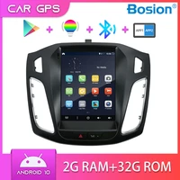 bosion autoradio gps sat nav for ford focus 2012 2018 car radio stereo player android 10 0 bt aux rds swc usb dab obd tv