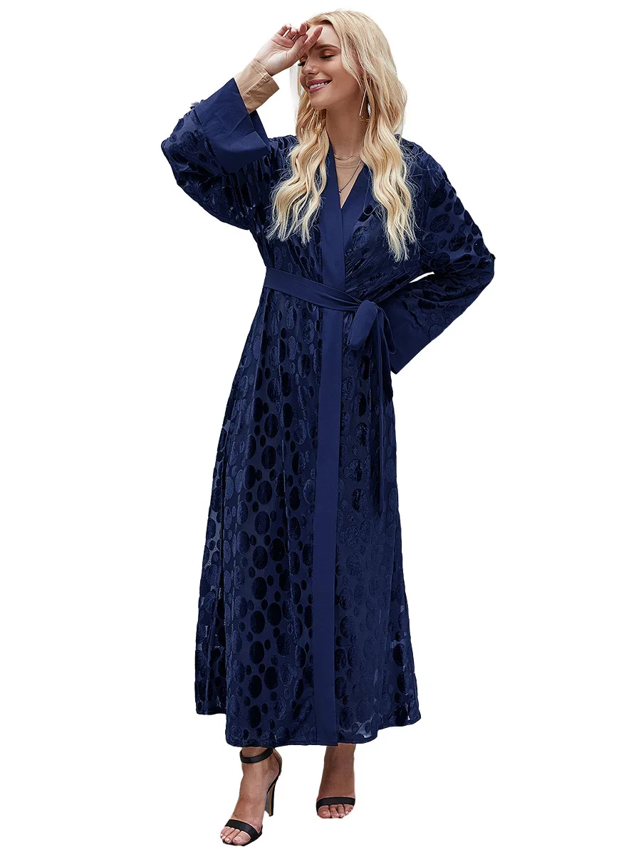 Abayas для женщин новая мода мусульманская ИД Дубай абайя Исламская Турция