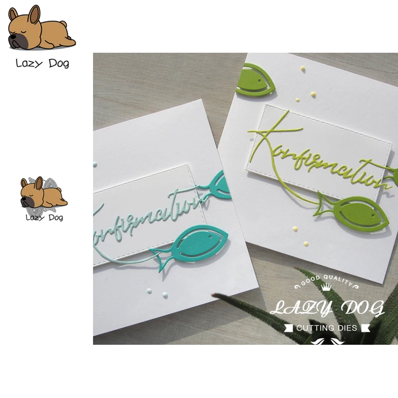 Металлические Вырубные штампы в виде рыбок и животных 2 шт. искусственные