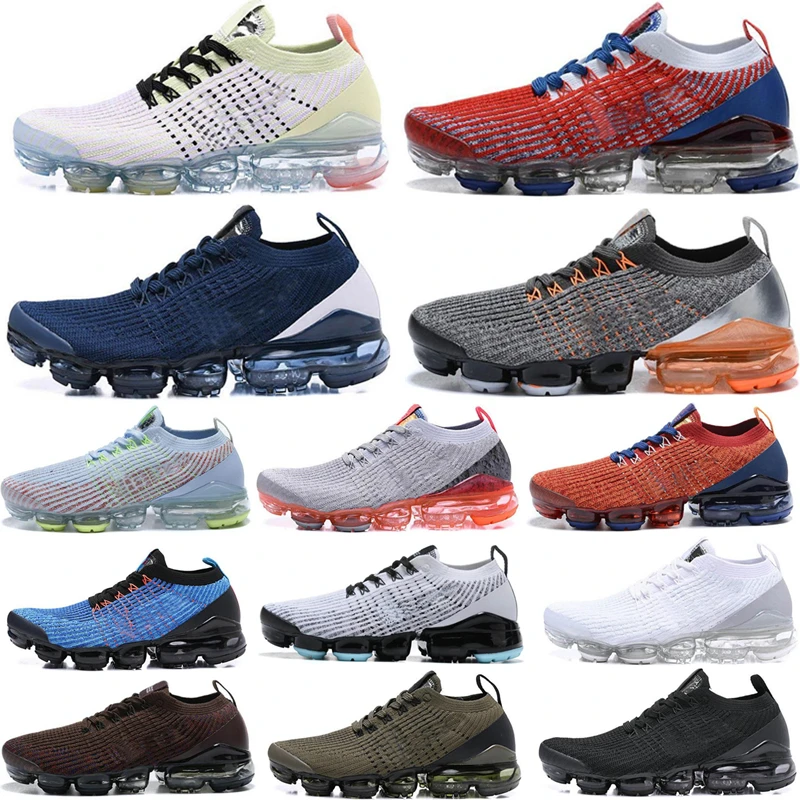 

New arrival Fly2.0 Running Shoes 3.0 Sneakers Knit Mens Gold Triple Cushion Sneakers Women Black Trainers Breathable Size 36-45