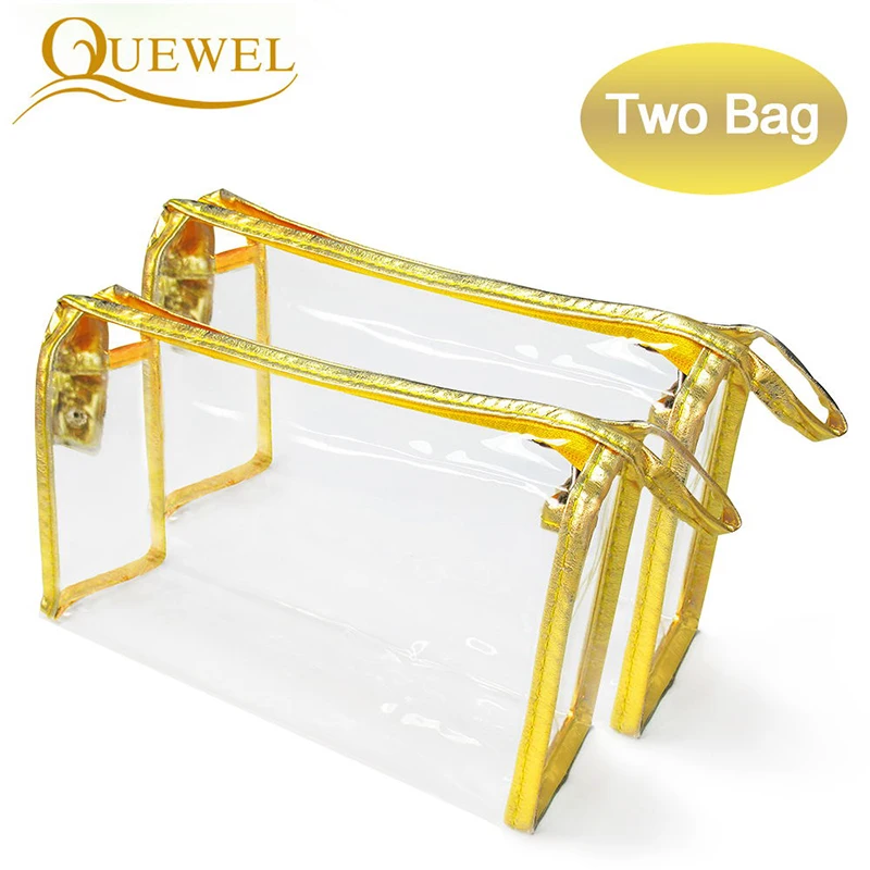 Прозрачная косметичка из ПВХ водонепроницаемые Прозрачные сумки для макияжа