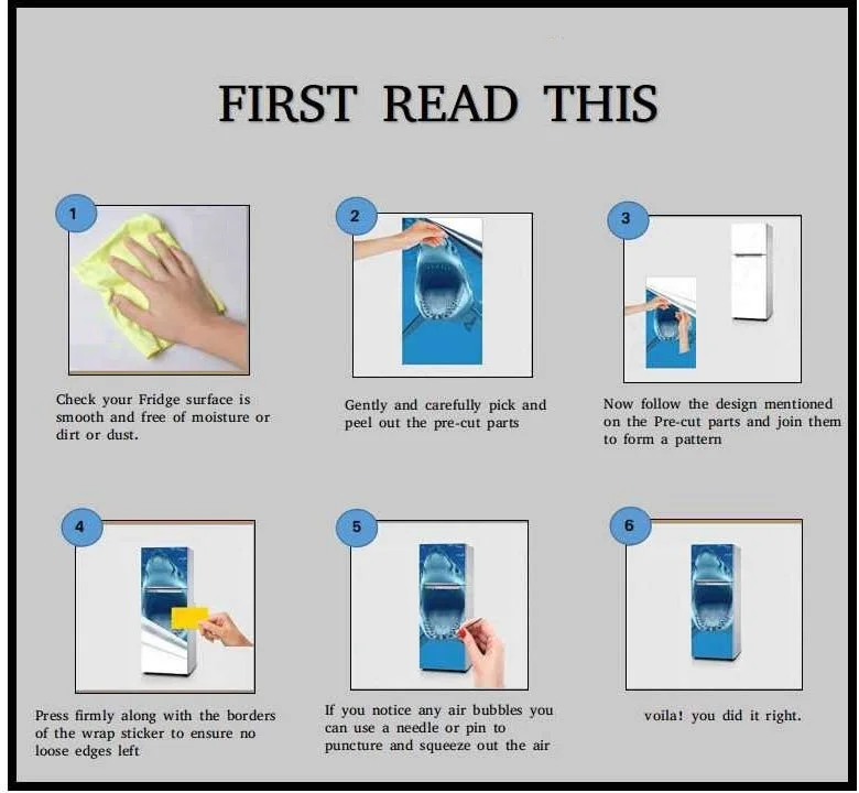 DIY посудомоечная машина холодильник с запахом цветок Водонепроницаемый наклейка