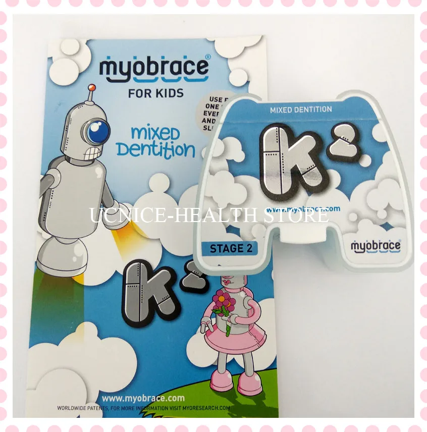 MRC Ортодонтические скобки K2 ages5-8/открытые кусать зубы тренер ApplianceK2/Myobrace тренажер