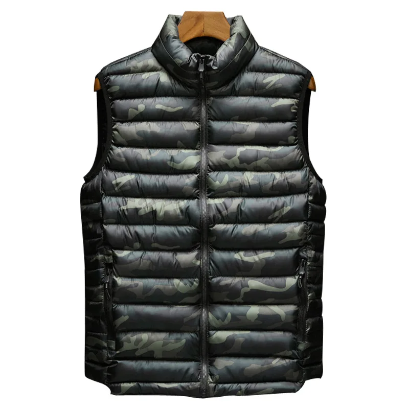 Мужской Камуфляжный жилет стильная теплая куртка без рукавов на осень и зиму