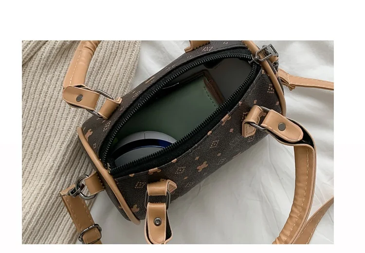 Fashion Printing Messenger Bags for Women PU Leather Purse and Handbags Small Joker Crossbody Bag | Багаж и сумки