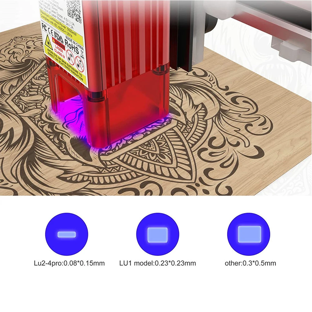 Laser Module Head LU2-2 LU2-4 SF LF Options for Aufero Ortur Engraver Wood Cutting Tool After Sale Replacment |
